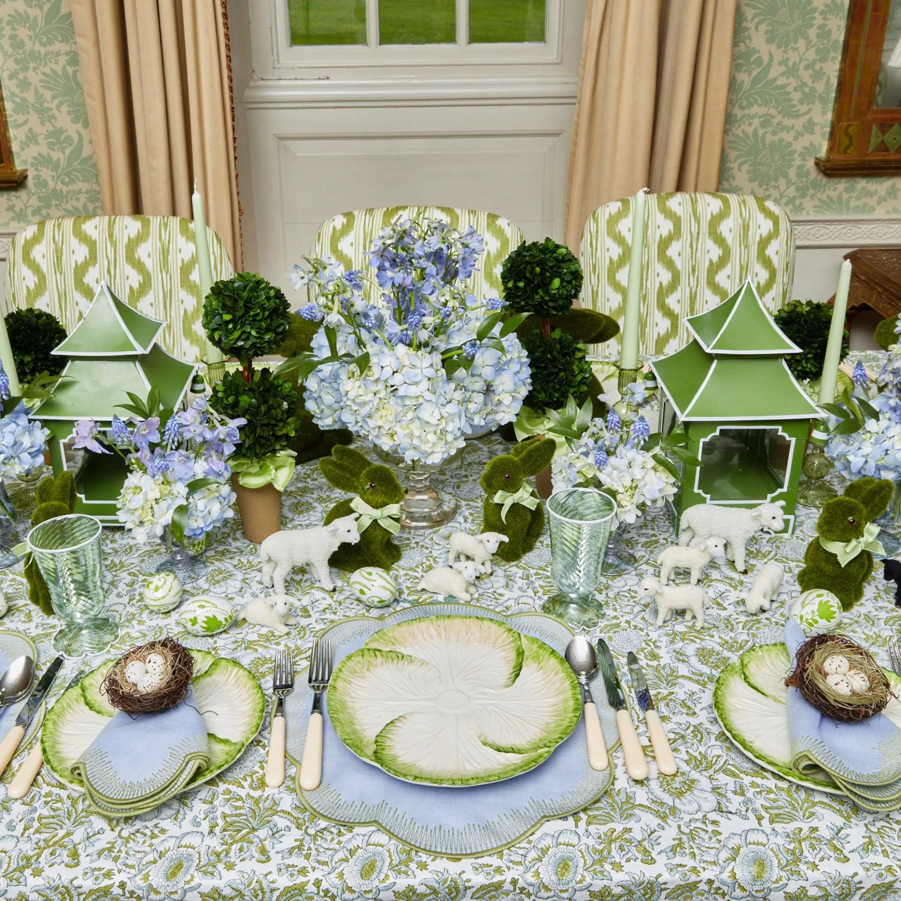 Mrs. Alice Lettuce Crockery|Capri Lettuce Dinner Plate