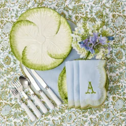 Mrs. Alice Lettuce Crockery|Capri Lettuce Dinner Plate