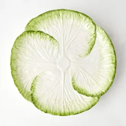 Mrs. Alice Crockery Sets|Capri Lettuce Dinner Plate (Set Of 4)