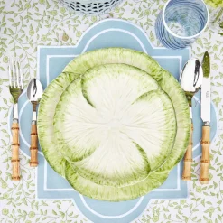 Mrs. Alice Crockery Sets|Capri Lettuce Starter Plate (Set Of 4)