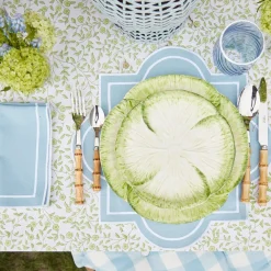 Mrs. Alice Crockery Sets|Capri Lettuce Starter Plate (Set Of 4)