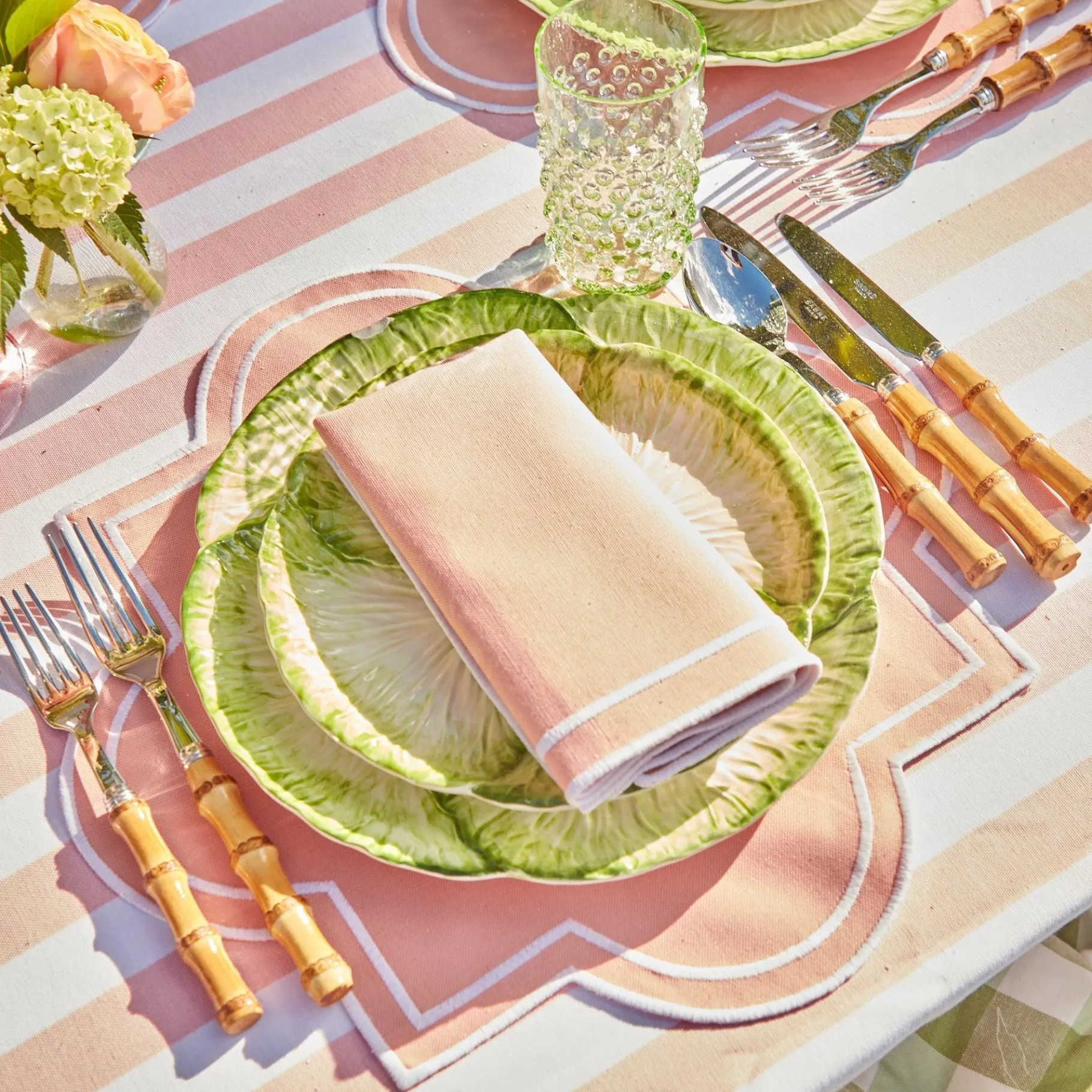 Mrs. Alice Lettuce Crockery|Capri Lettuce Starter Plate (Set Of 4)