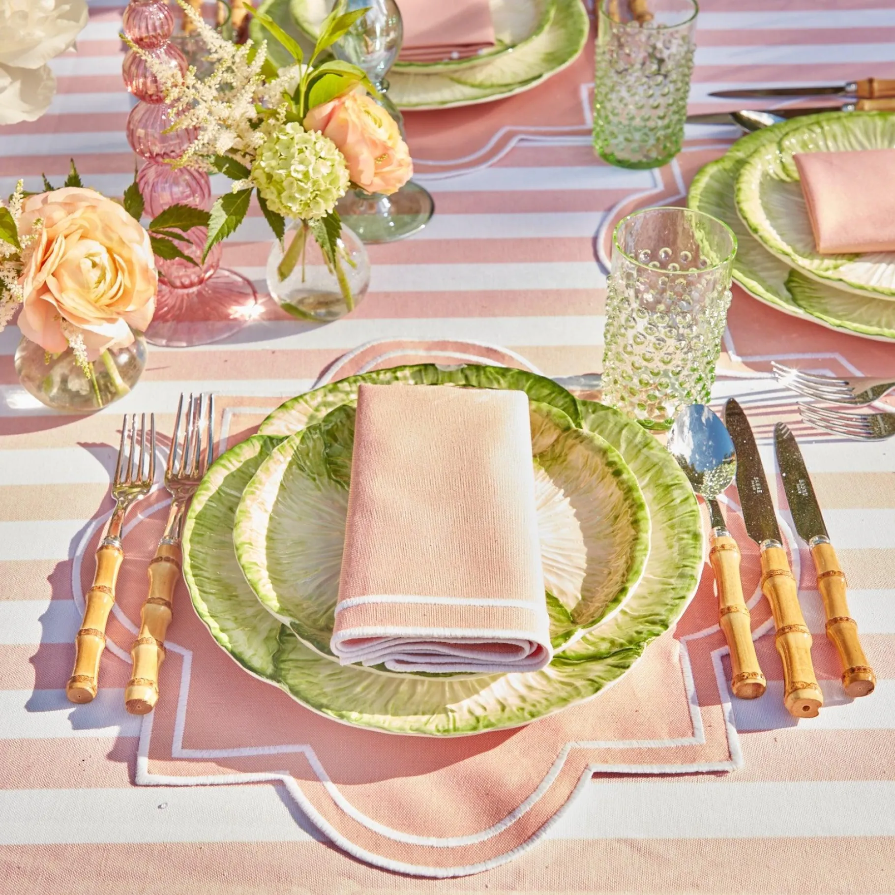 Mrs. Alice Lettuce Crockery|Capri Lettuce Starter Plate (Set Of 4)