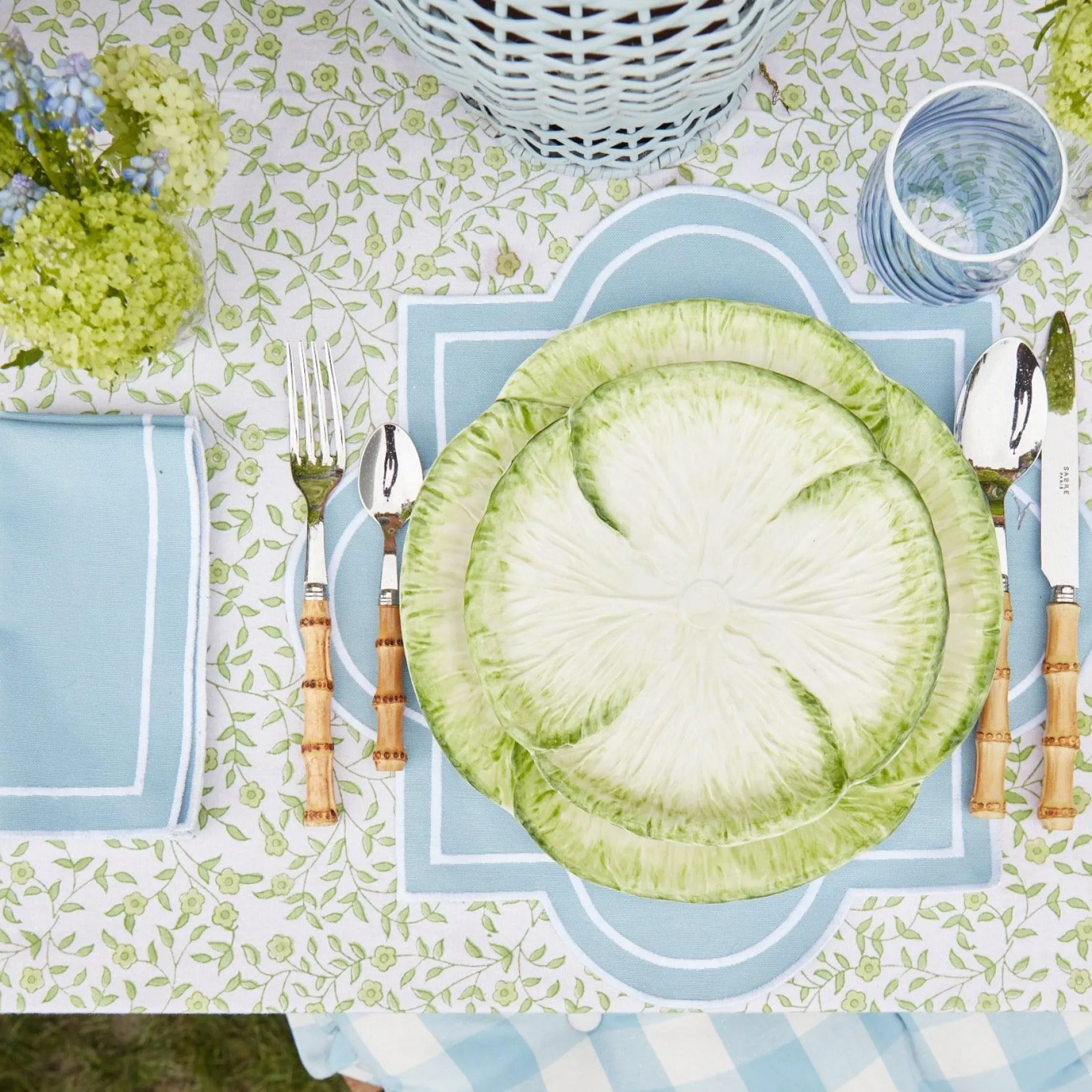 Mrs. Alice Lettuce Crockery|Capri Lettuce Starter Plate (Set Of 4)