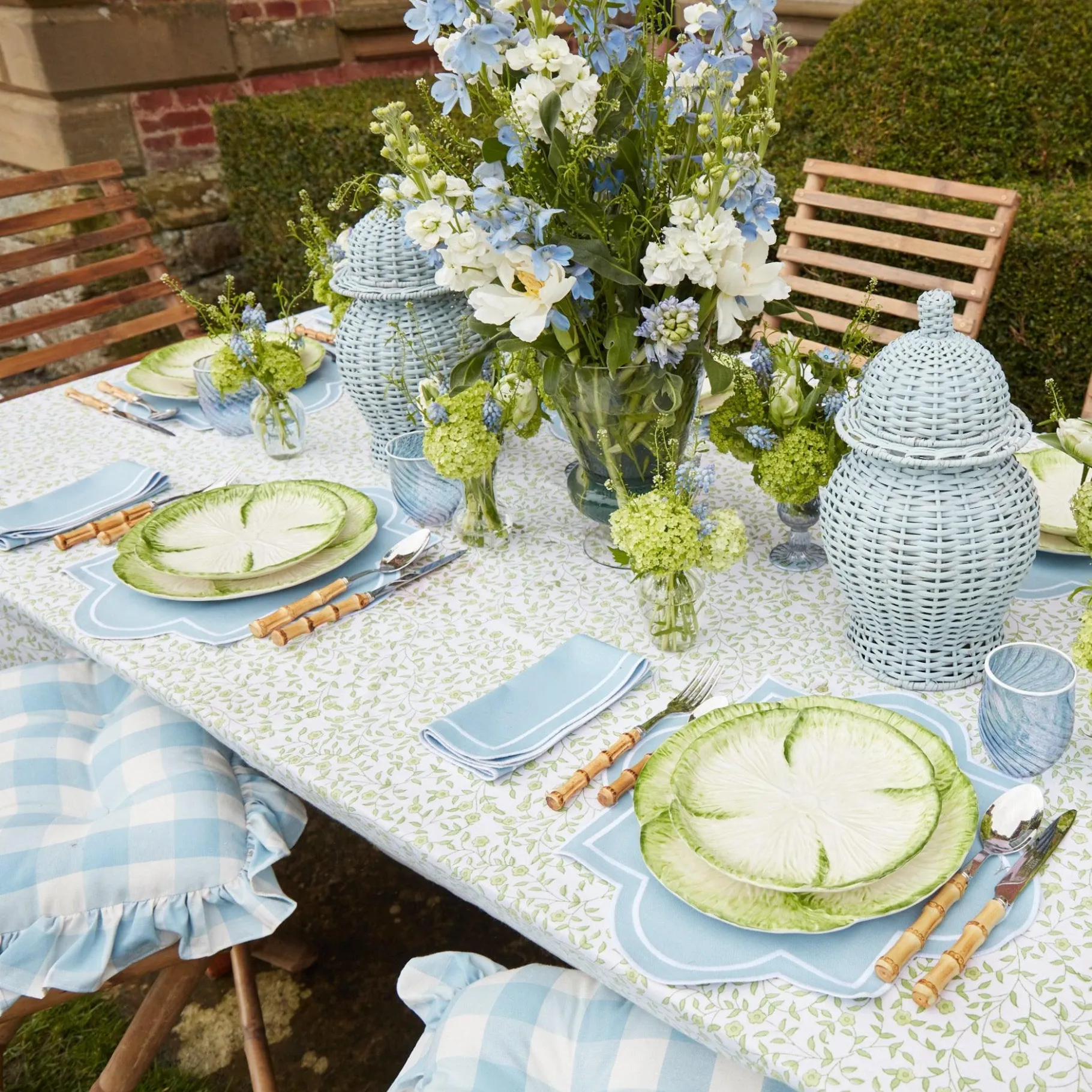 Mrs. Alice Lettuce Crockery|Capri Lettuce Starter Plate (Set Of 4)