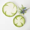 Mrs. Alice Lettuce Crockery|Capri Lettuce Starter Plate
