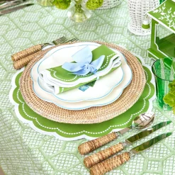 Mrs. Alice Napkins|Cecily Green Napkins (Set Of 4)