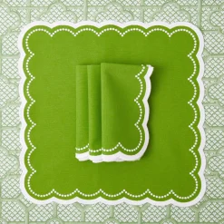Mrs. Alice Napkins|Cecily Green Napkins (Set Of 4)