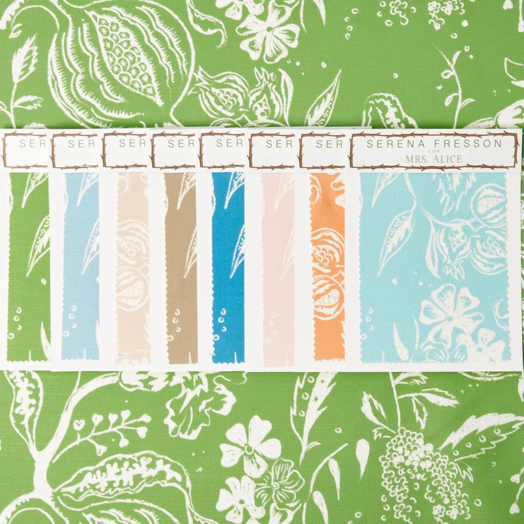 Mrs. Alice Serena Fresson Fabrics|Chelsea Square Fabric