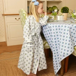 Women Mrs. Alice Alice Nightdresses|Children's Blue Bouquet Dressing Gown
