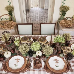 Mrs. Alice Napkin Rings, Bows & Wreaths|Chocolate Velvet Mini Bows (Set Of 4)