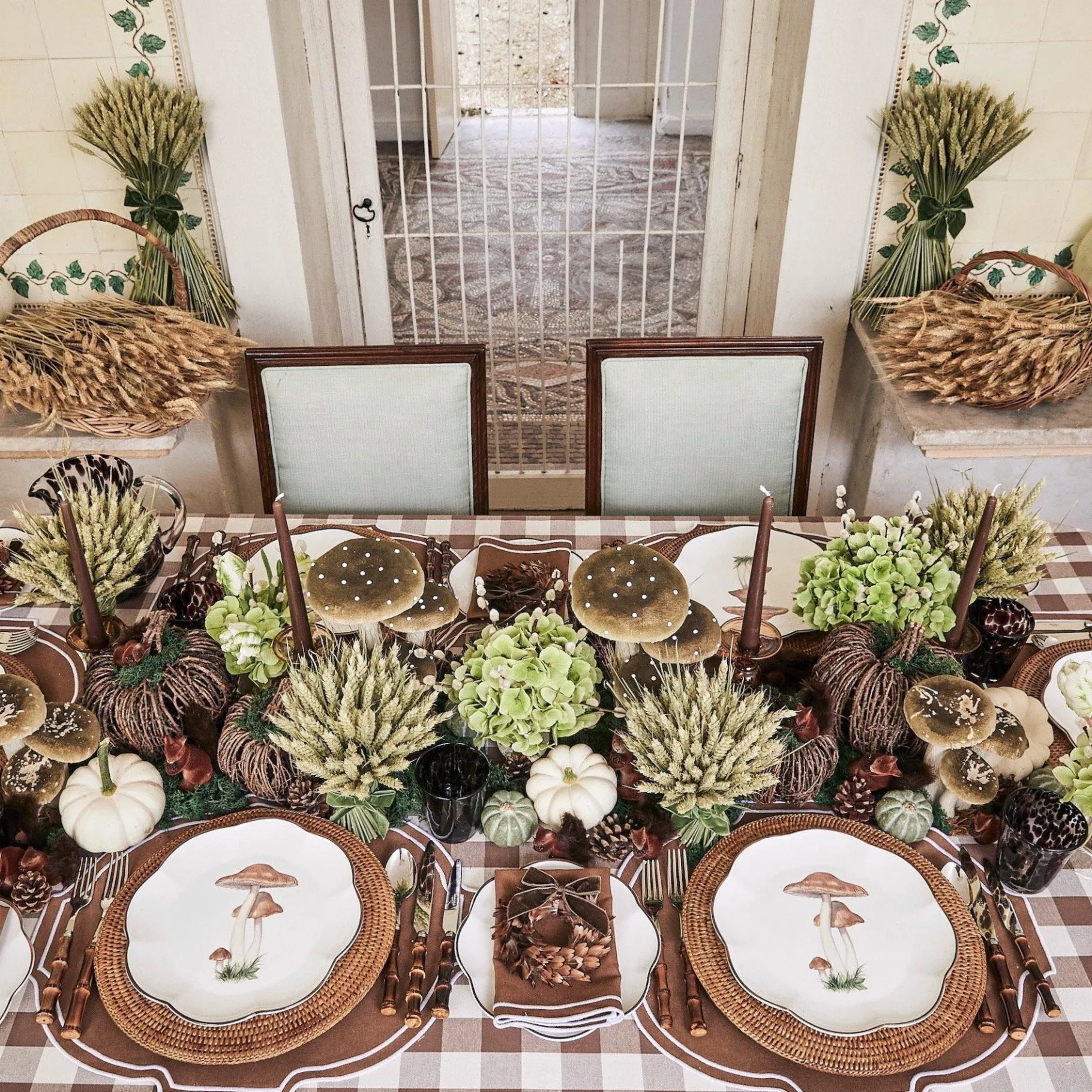 Mrs. Alice Napkin Rings, Bows & Wreaths|Chocolate Velvet Mini Bows (Set Of 4)