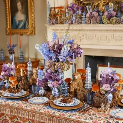 Mrs. Alice Napkin Rings, Bows & Wreaths|Chocolate Velvet Mini Bows (Set Of 4)