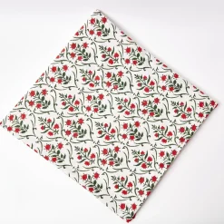 Mrs. Alice Tablecloths|Christmas Garland Tablecloth