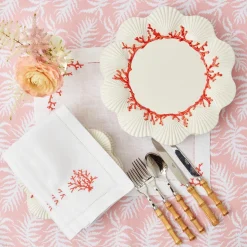 Mrs. Alice Dinner Plates|Coral Dinner Plate