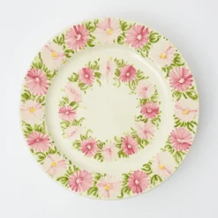Mrs. Alice Dinner Plates|Dahlia Garland Dinner & Starter Plates (Set Of 8)