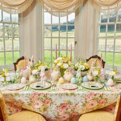 Mrs. Alice Crockery Sets|Dahlia Garland Dinner & Starter Plates (Set Of 8)