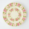 Mrs. Alice Dinner Plates|Dahlia Garland Dinner Plate