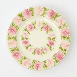 Mrs. Alice Dinner Plates|Dahlia Garland Dinner Plate (Set Of 4)