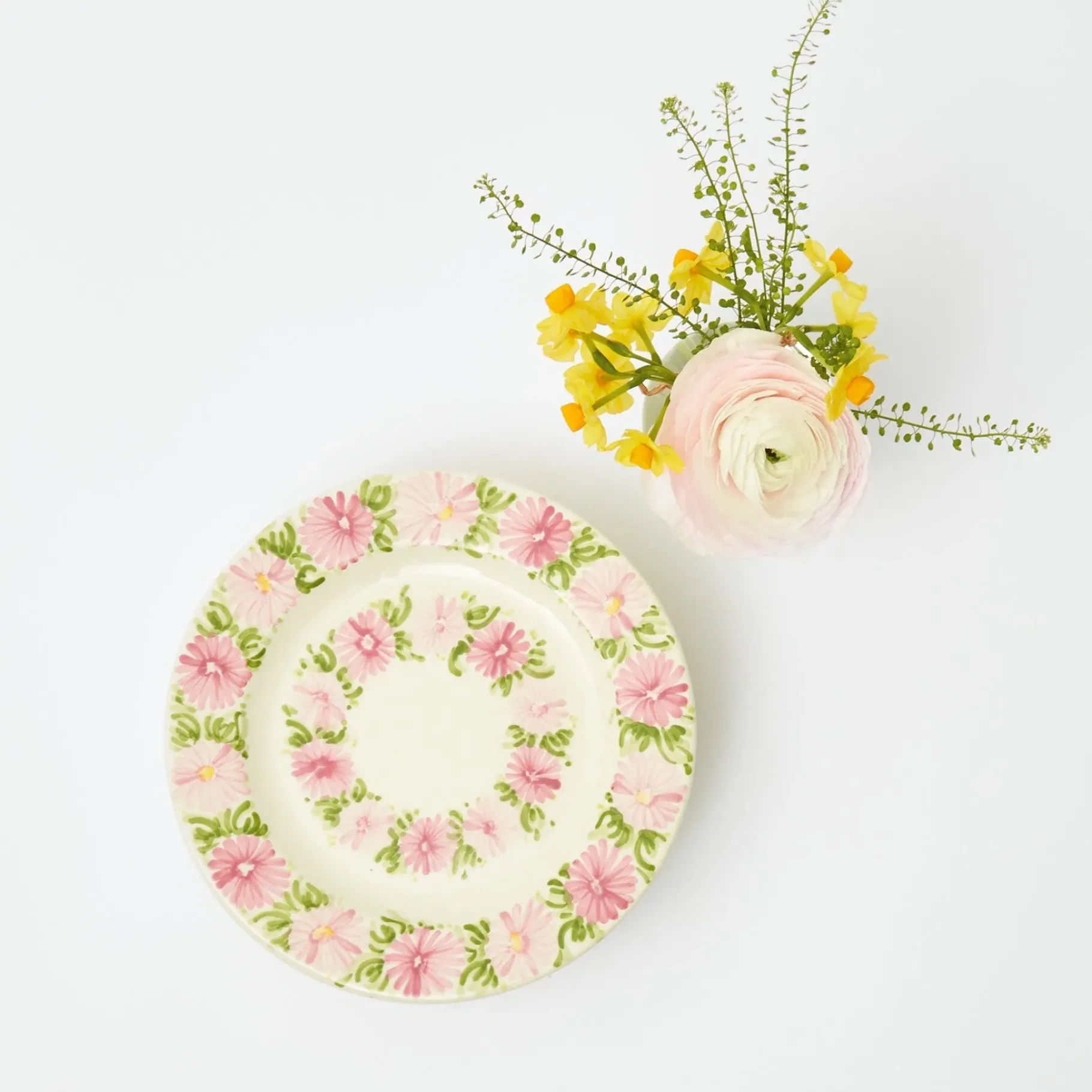Mrs. Alice Starter Plates|Dahlia Garland Starter Plate