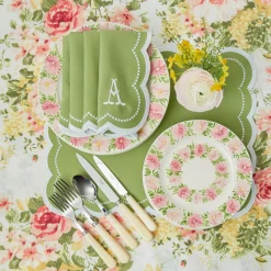 Mrs. Alice Starter Plates|Dahlia Garland Starter Plate