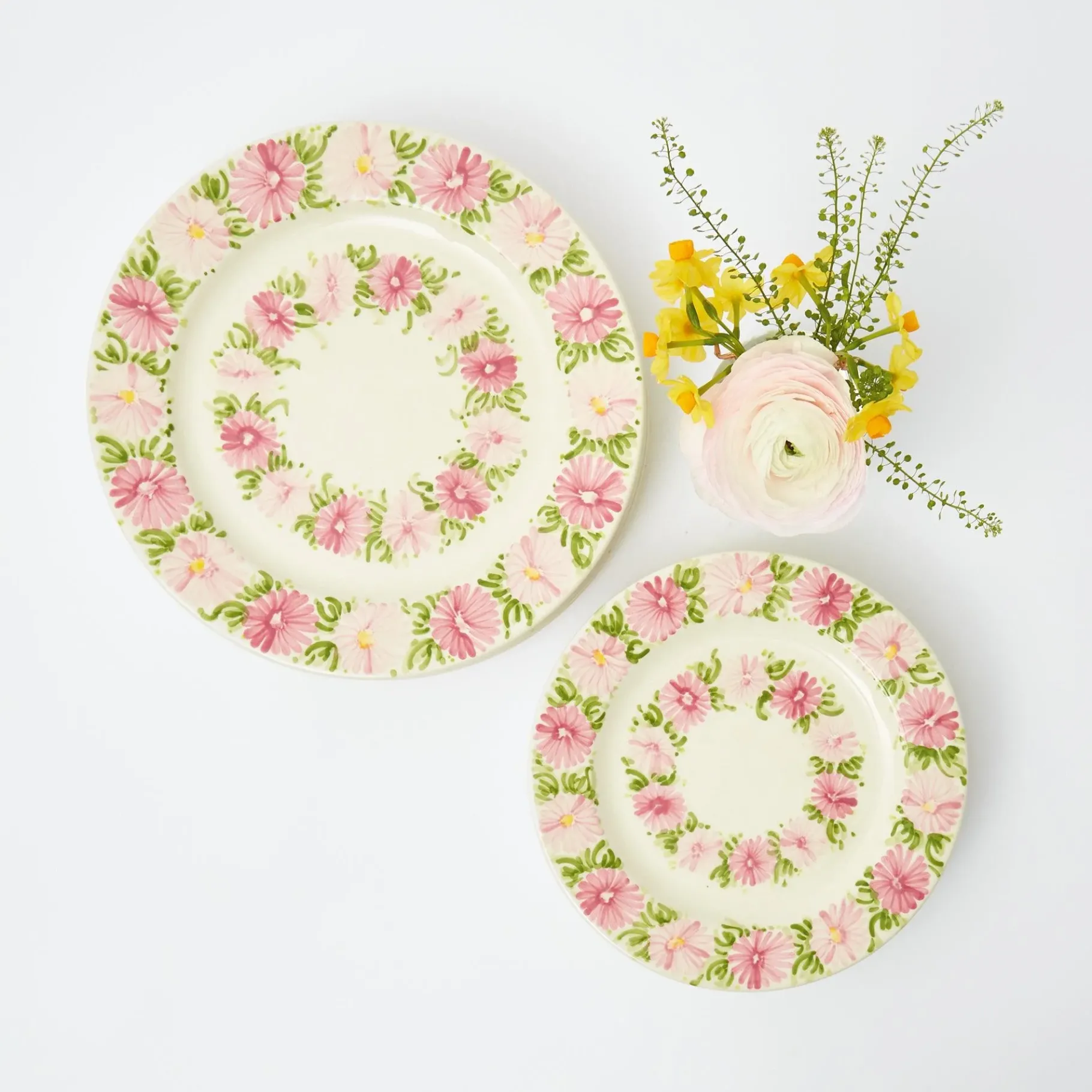Mrs. Alice Crockery Sets|Dahlia Starter Plates (Set Of 4)