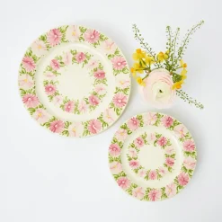 Mrs. Alice Starter Plates|Dahlia Starter Plates (Set Of 4)