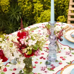 Mrs. Alice Candle Holders|Delphine Blue Candle Holders (Pair)