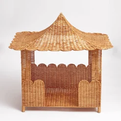 Mrs. Alice Rattan Furniture|Dorothy Pagoda Dog Bed