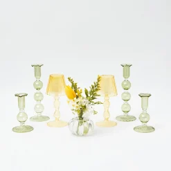 Mrs. Alice Candlescapes|Eden Green & Yellow Candlescape