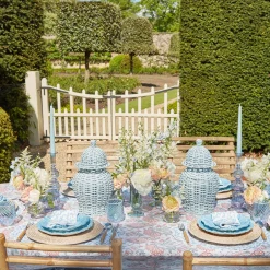 Mrs. Alice Napkins|Edie Blue Coral Napkins (Set Of 4)