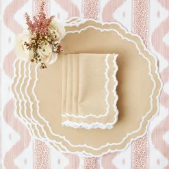 Mrs. Alice Napkins|Edith Sand Napkins (Set Of 4)