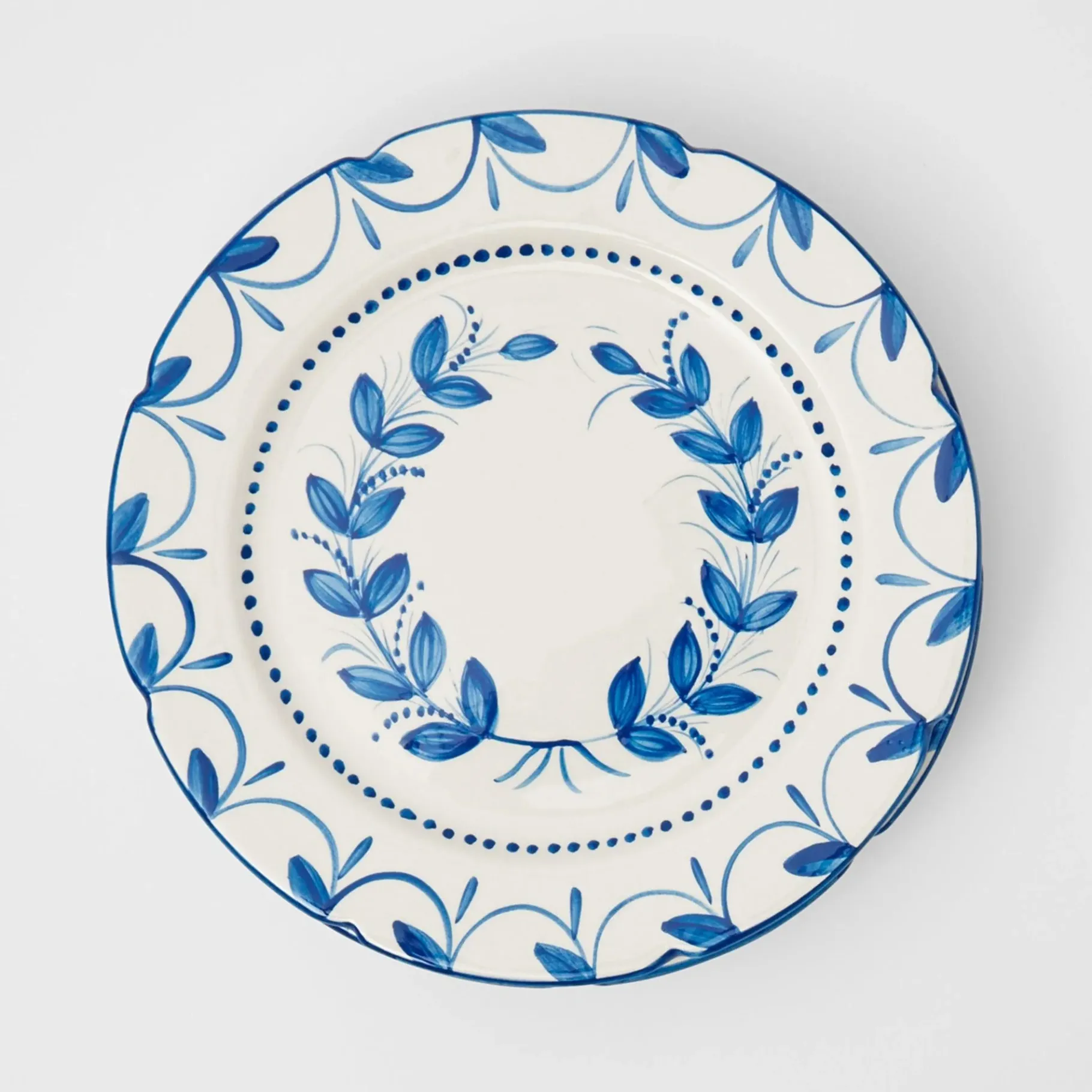 Mrs. Alice Crockery Sets|Elizabeth Garland Dinner Plates (Set Of 4)