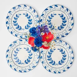 Mrs. Alice Crockery Sets|Elizabeth Garland Starter Plates (Set Of 4)