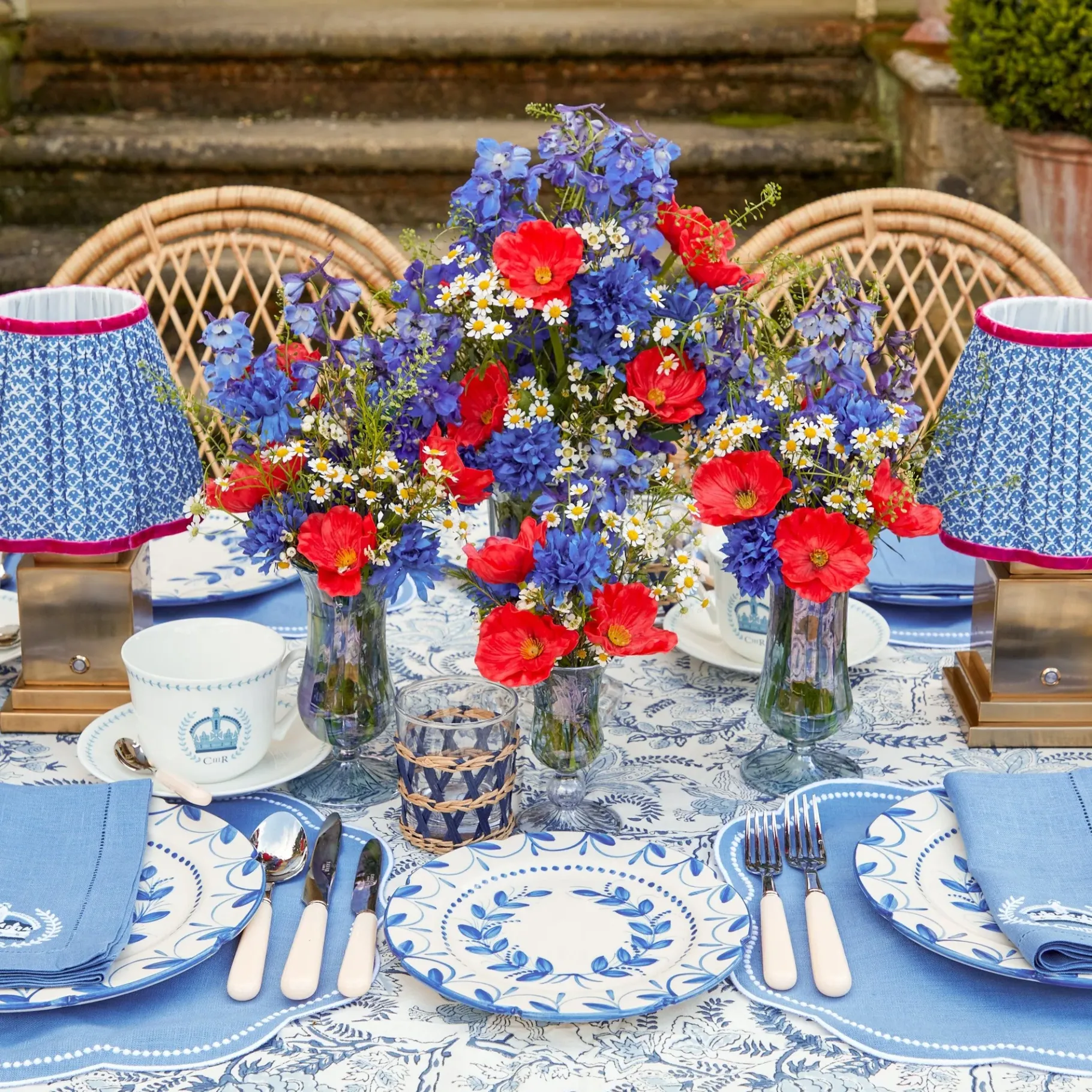 Mrs. Alice Crockery Sets|Elizabeth Garland Starter Plates (Set Of 4)