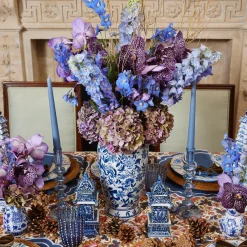 Mrs. Alice Candlescapes|Elodie Blue Candle Holder Set