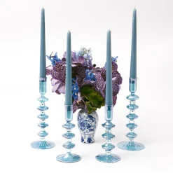 Mrs. Alice Candlescapes|Elodie Blue Candle Holder Set