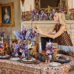 Mrs. Alice Candlescapes|Elodie Blue Candle Holder Set