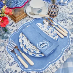 Mrs. Alice Placemats|Eloise Blue Placemats (Set Of 4)