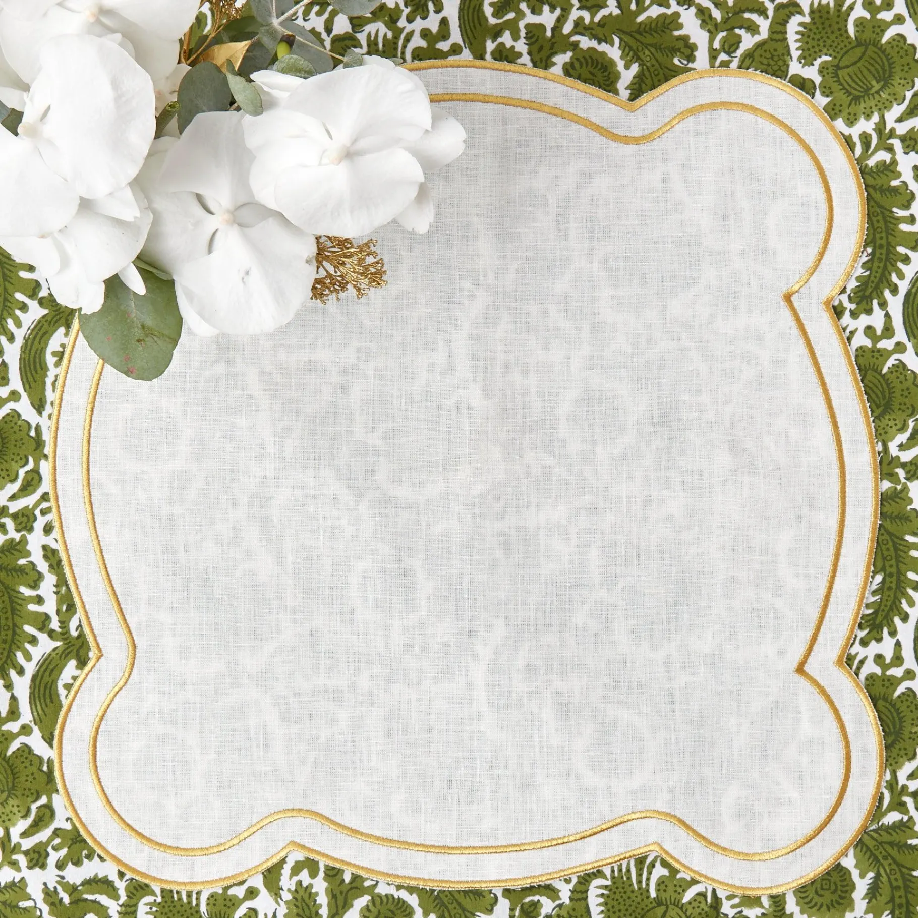 Mrs. Alice Napkins|Eloise Gold Napkins (Set Of 4)
