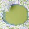Mrs. Alice Placemats|Eloise Green And Blue Placemats (Set Of 4)
