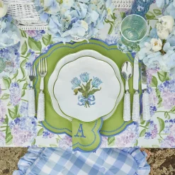Mrs. Alice Placemats|Eloise Green And Blue Placemats (Set Of 4)