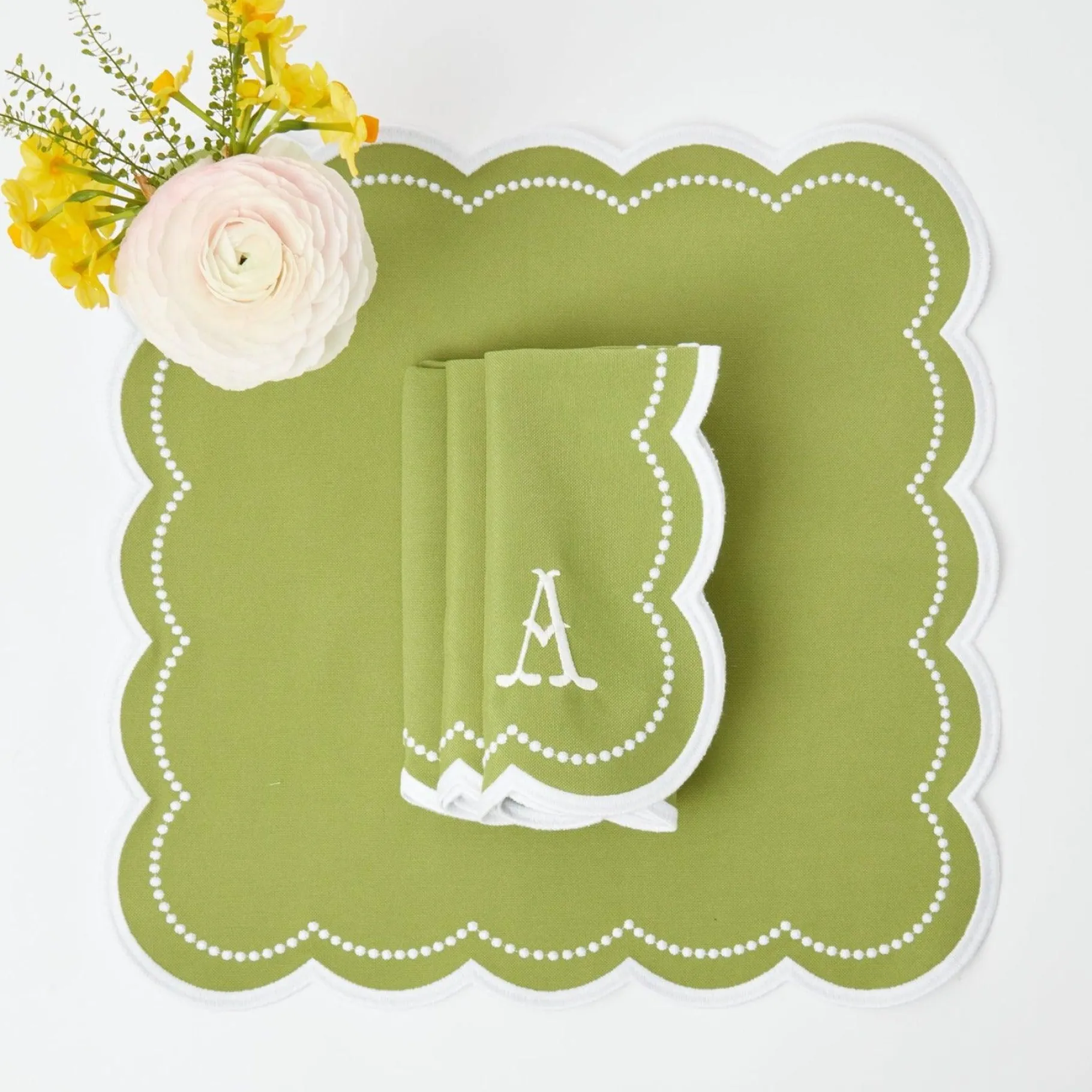 Mrs. Alice Napkins|Elsa Green Napkins (Set Of 4)