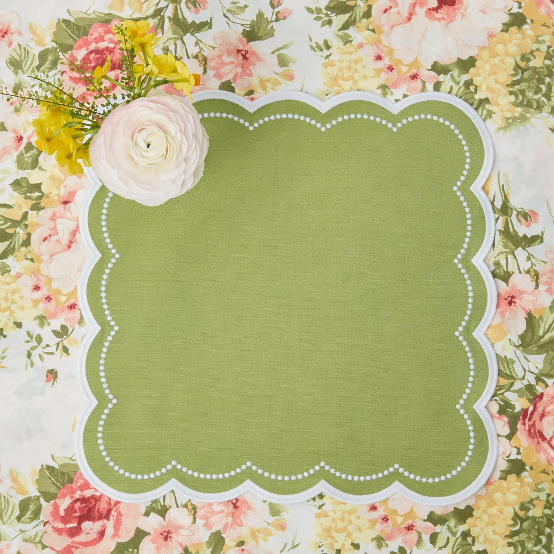 Mrs. Alice Napkins|Elsa Green Napkins (Set Of 4)
