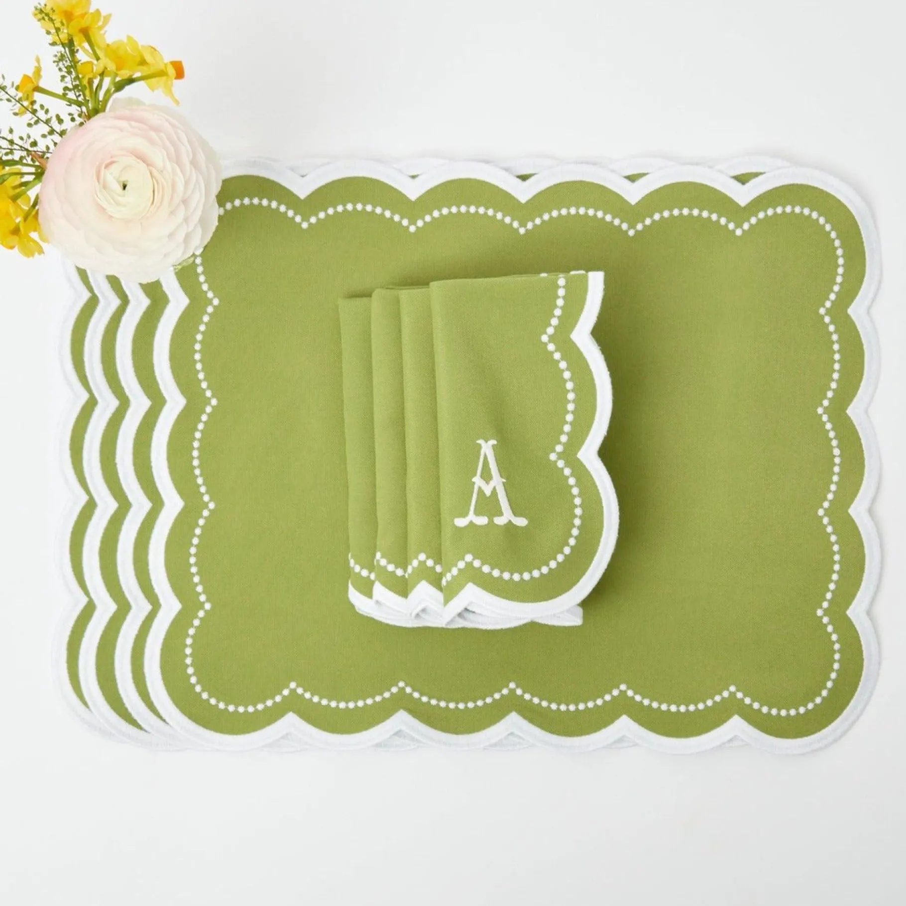 Mrs. Alice Napkins|Elsa Green Napkins (Set Of 4)