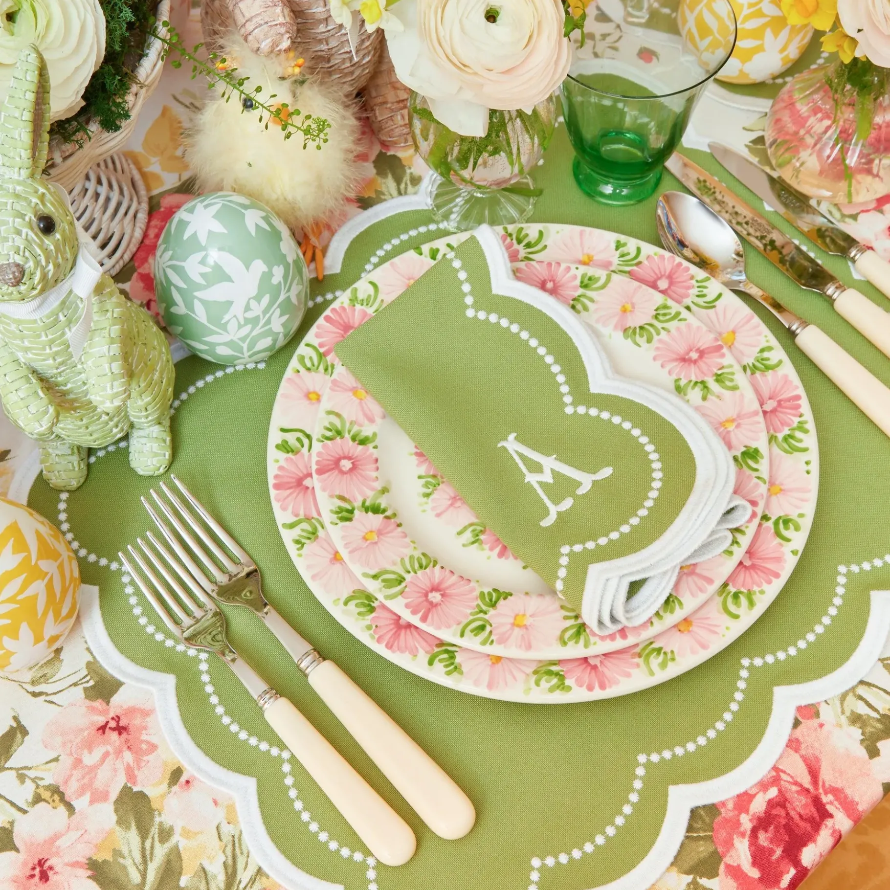 Mrs. Alice Napkins|Elsa Green Napkins (Set Of 4)