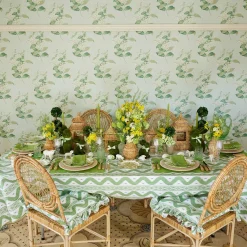 Mrs. Alice Glasses|Emerald Hobnail Glasses & Jug Set