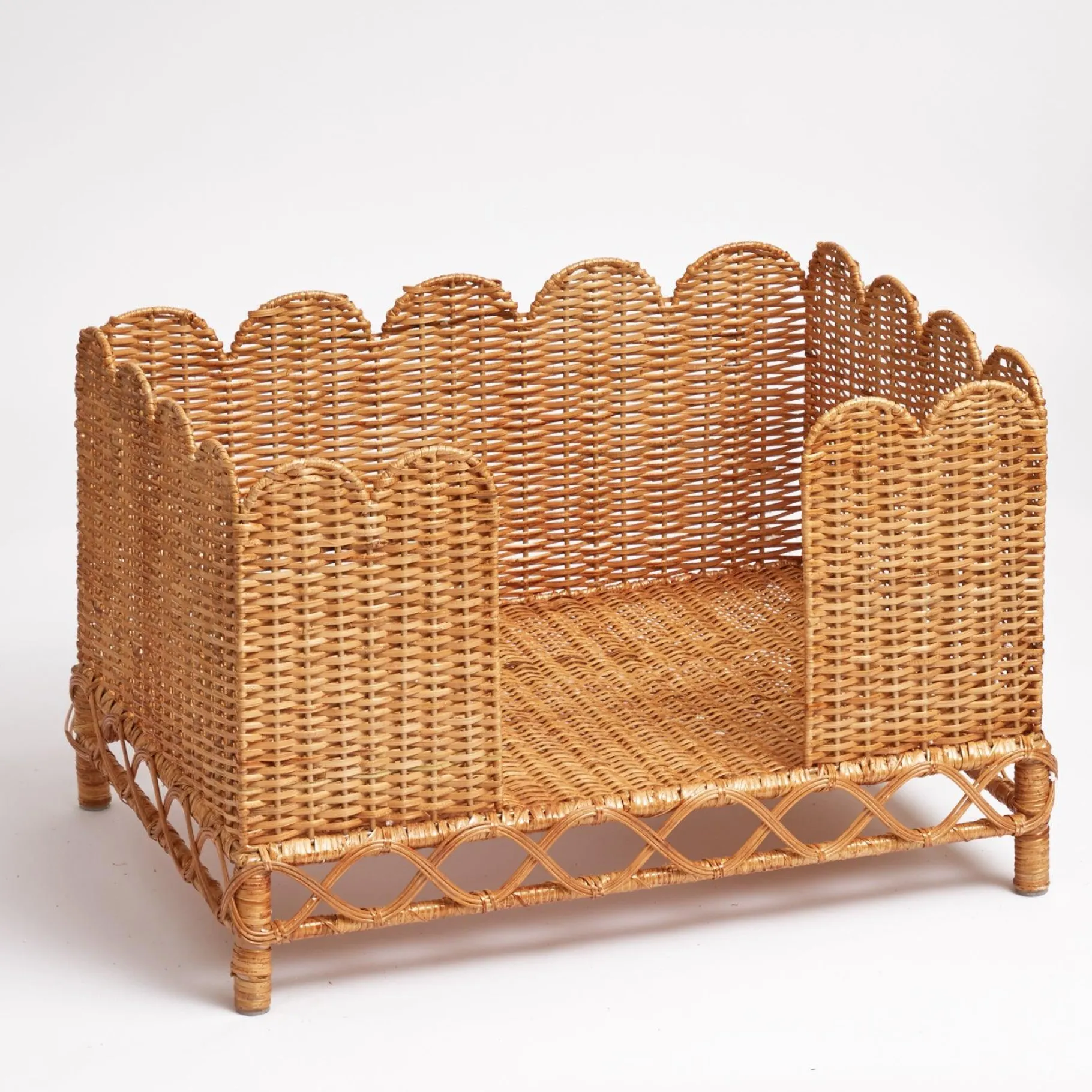 Mrs. Alice Rattan Furniture|Ethel Dog Bed