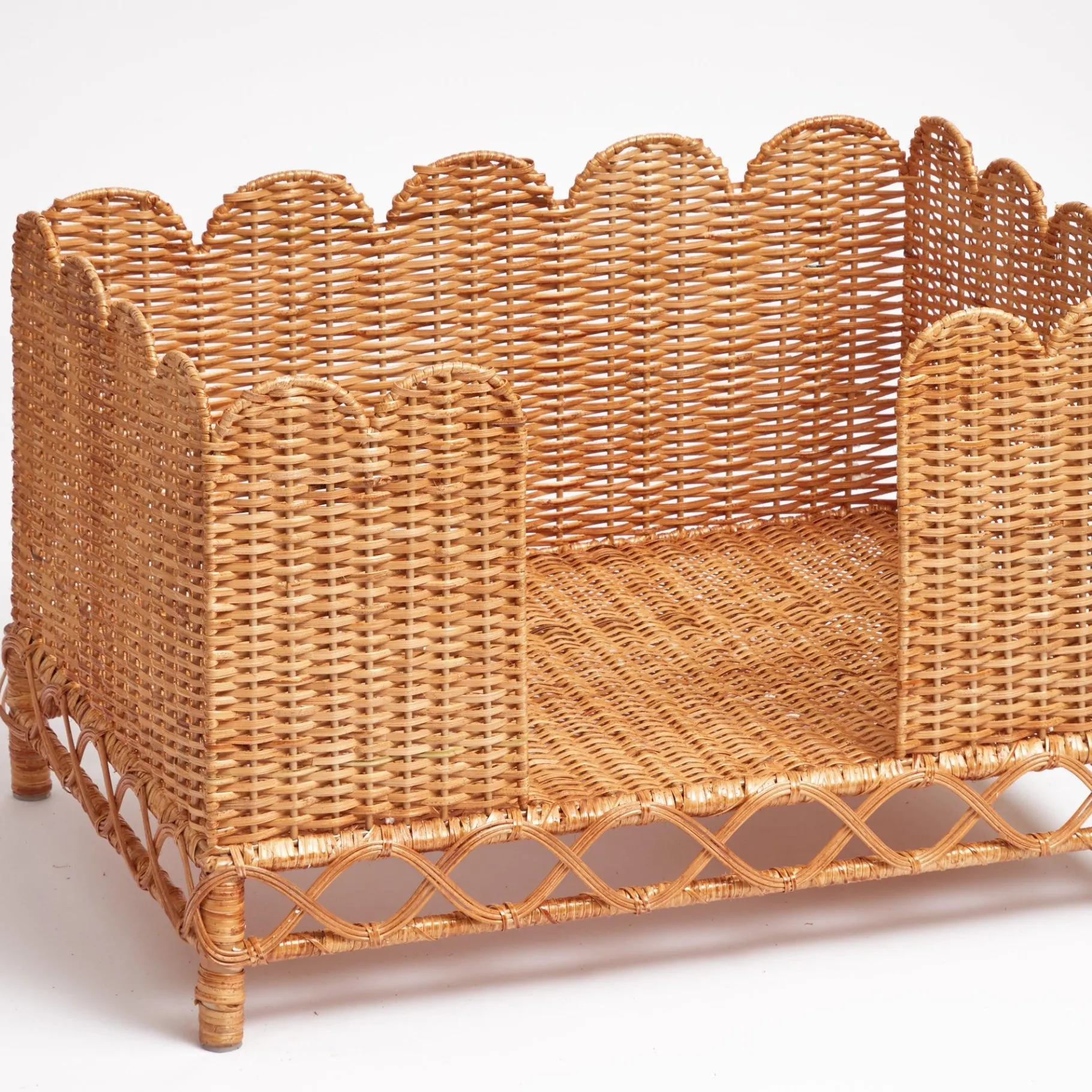 Mrs. Alice Rattan Furniture|Ethel Dog Bed