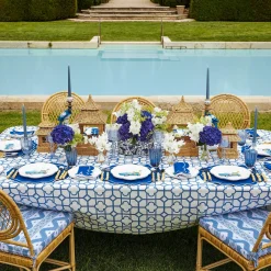 Mrs. Alice Rattan Tableware|Extra Large Natural Rattan Pagoda Lantern